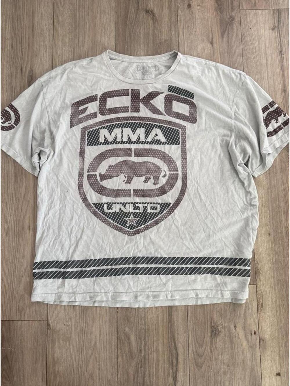 Ecko Unltd. white and black MMA t-shirt